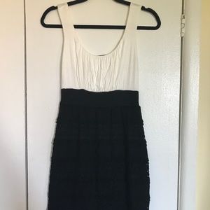 Black and White Lace Dress